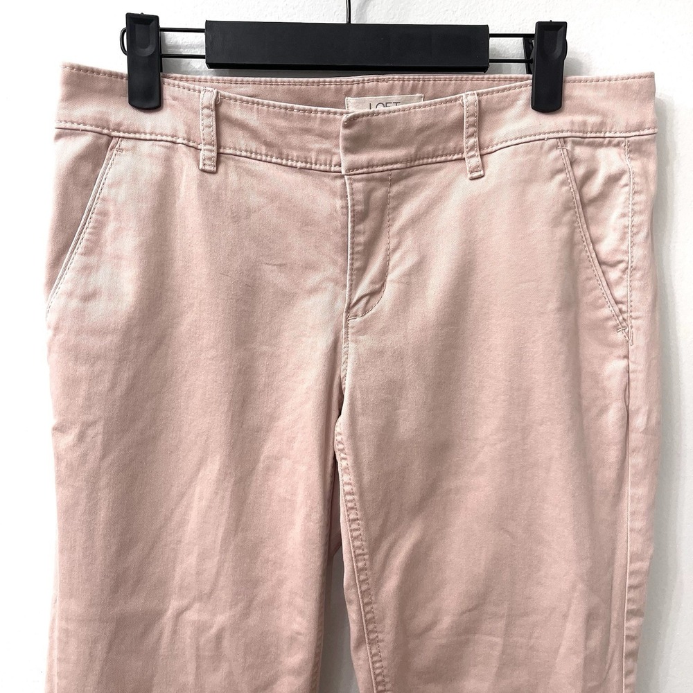 Loft Women's Light Pink Chinos Pants Size 4 - Picture 4 of 7